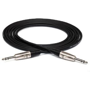 Hosa HSS-020X2 20ft Dual REAN 1/4 بوصة TRS إلى Same Pro كابل توصيل ستيريو in Kuwait