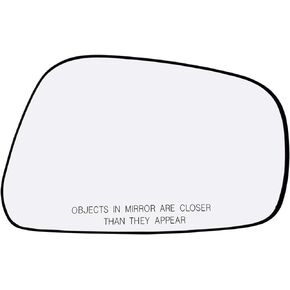 Passenger Side Mirror Glass Assembly With Plastic Backing Plate (Non-Heated) Compatible with 2005-2012 Nissan Pathfinder, 2005-2015 Xterra, 2005-2019 Frontier