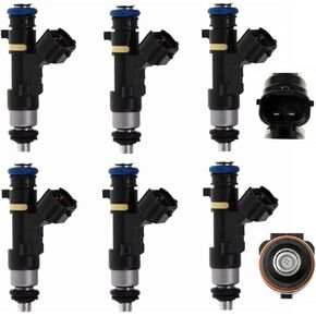 4Holes Fuel Injectors 2004-2006 For Nissan Altima 2004-2008 For Nissan Maxima 2003-2004 For Nissan Murano 2004-2009 For Nissan Quest 3.5L 0280158005 16600-7Y000 Set Of 6Pcs