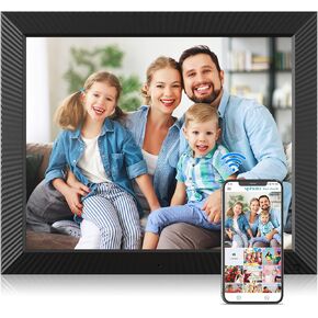 إطار صور رقمي ذكي مزدوج واي فاي مقاس 17 بوصة - شاشة تعمل باللمس، مستشعر حركة، إطار صورة واي فاي كبير مع ذاكرة 32 جيجابايت، مشاركة الصور ومقاطع الفيديو عبر البريد الإلكتروني أو التطبيق، هدايا للأصدقاء in Kuwait