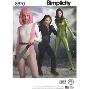 Simplicity Patterns COSTUMES, U5 (16-18-20-22-24)