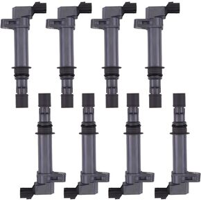 MAS Set of 8 Ignition Coil Pack Compatible with Dodge Ram Jeep Mitsubishi Dakota Durango 1500 Commander Grand Cherokee Raider 4.7L V8 Replacement For UF399 UF297 UF270