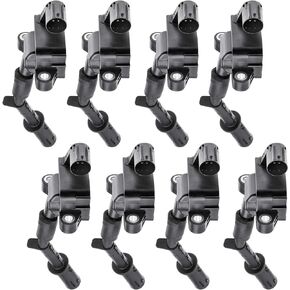 A-Premium Engine Ignition Coil Pack Compatible with Mercedes-Benz GL550 GL63 GLE63 GLS63 ML63 AMG, 8-PC Set