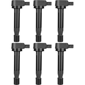 ECCPP Coil Pack UF242 Pack of 6 Ignition Coils Fit for Honda Acura Odyssey Accord Pilot MDX TL RL Vue 3.0L 3.2L 3.5L V6 Replacement for C1221 30520P8EA01 30520RCAA02 C1221