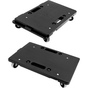 QWORK Furniture Moving Dolly with Wheels, 2 Pack Moving Rollers Leg Dollies, Portable Furniture Movers, 440 Lbs Capacity Small Flat Dolly