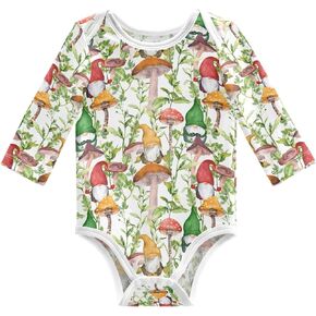 vvfelixl Baby Long Sleeve Bodysuits Soft Cotton Baby Clothes for Boys Girls 0-24 Months