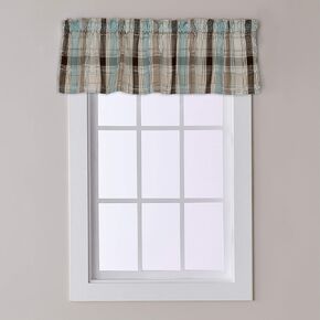 SKL Home by Saturday Knight Ltd. Cooper Valance, Blue, 58 inches x 13 inches