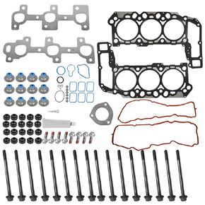 Cylinder Head Gasket kit with Bolts Replacement for 2005-2010 Dodge Dakota Ram 1500 Grand Cherokee 3.7L HS26229PT-1 HSGM30301G HBGM30300 in Saudi Arabia