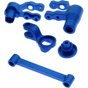 RC Steering Bellcranks Upgrade Parts for 1/10 WideMaxx Maxx,Aluminum Servo Saver Set Draglink Hops Up,Model # 89086-4,#89076-4, Replace 8946 (Red)
