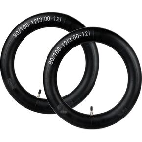 (عبوة من قطعتين) أنابيب داخلية للدراجة الترابية 3.00-12 بوصة 80/100-12 بوصة متوافقة مع Kawasaki Yamaha Dirt Pit Bike XR CRF 50 70cc TTR 90 TTR 110، Kawasaki KLX 110 سوزوكي DRZ 110 in Kuwait