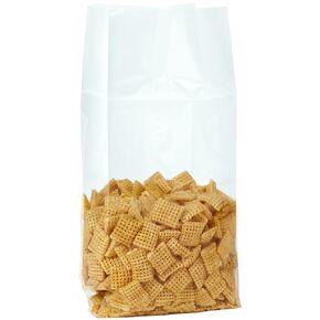 Aviditi PBG117 Gusseted Polypropylene Bags 1.5 Mil, 4" x 2" x 8", Clear (Pack of 2000)