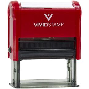 Urgent w/Border Office Self-Inking Office Rubber Stamp (Red) - Medium