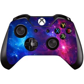 Vinyl Skin Sticker Decal Cover for Microsoft Xbox One Controller Remote - Purple Galaxy Starry Sky