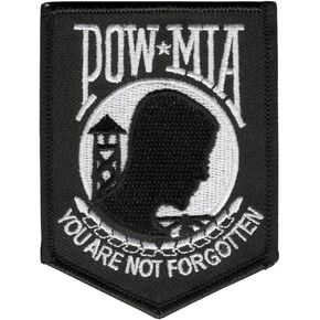 Hot Leathers Pow Mia Patch (2.5" Width x 3.5" Height)
