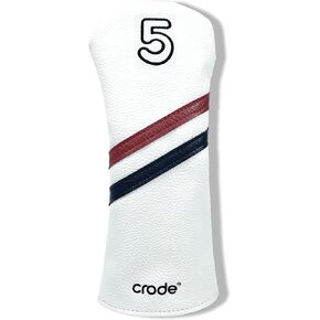 Golf Club Head Covers Premium Leather for Iron(9pcs/Set), Driver, Fairway Wood, Hybrid, Blade Putter, and Mallet Putter Cover Fit Most Brands