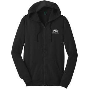 Subaru Logo Dark Gray Charcoal Full Zipper Hoodie Sweatshirt Forester Impreza WRX STI Ascent Outback Legacy Crosstrek Brz