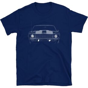 1969 Z28 Classic American Muscle Chevy Camaro T-Shirt 100% Cotton
