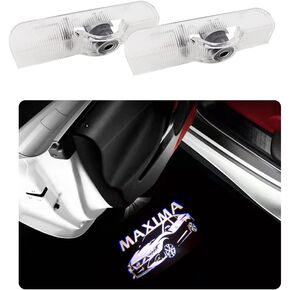 uuakarin 2PCS أضواء جهاز عرض شعار باب السيارة LED أضواء الظل الشبح أضواء البركة متوافقة مع ماكسيما 2016-2022 (سيارة ماكسيما) in Kuwait