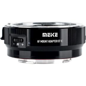 Meike MK-EFTE-B Metal Auto-Focus Mount Lens Adapter Support Manual Auto Aperture Converter for Canon EF/EF-S Lenses to E Series Cameras A7SII A9 A7RIII A7III A7R3 A7R4 A5000 A5100 A6000 A6300