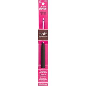 Silvalume Soft Handle Aluminum Crochet Hook 5.5in-Size G6/4mm
