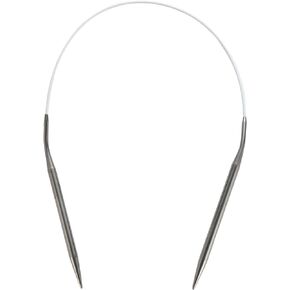 Circular Knitting Needles 16 Inch Set Round Metal Kit Size 8