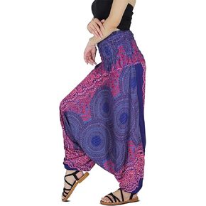 Your Cozy Harem Pants for Women Hippie Clothes Hammer Pants Jumpsuit Casual Loose Beach Sweatpants Baggy Boho Yoga Trousers