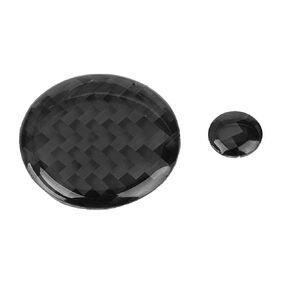 Carbon Fiber Volume Button Trim, 2Pcs Real Carbon Fiber Volume Button Cover Trim for Mazda CX-5 2017-2018
