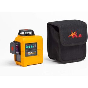 Pacific Laser Systems PLS 3X360 Red line laser level and pouch (accessories and batteries not included) (PLS 3X360R Z TOOL)