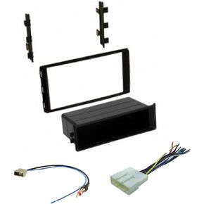 Premium ASC Car Stereo Dash Install Kit, Wire Harness, and Antenna Adapter to Install Aftermarket Radio for Select Nissan Vehicles - Compatible Vehicles Listed Below in Saudi Arabia