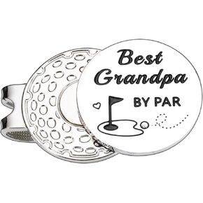 Fathers Day Golf Gift for Grandpa Golf Ball Marker from Granddaughter Grandson, Grandpa Fathers Day Present, Papa Gramps Grandfather Fathers Day Birthday Retirement Gifts, Christmas Stocking Stuffer