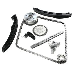 A-Premium Engine Timing Chain Kit W/Tensioner & Sprocket & Guide [DOHC, 4Cyl 1.4L 1.6L] Compatible with Audi A1, A3 & Seat Leon, Ibiza 07-15 & Volkswagen Tiguan 13-16, Polo 06-07