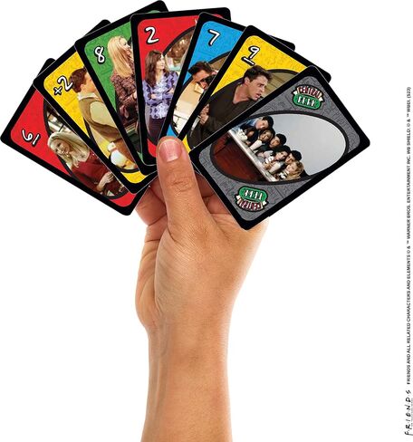 Mattel Games UNO Friends Card Game, Family, Adult and Party Game Night, 2 to 6 Players, Collectibles Inspired by The TV Series in Saudi Arabia