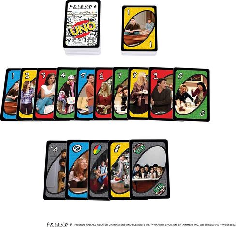 Mattel Games UNO Friends Card Game, Family, Adult and Party Game Night, 2 to 6 Players, Collectibles Inspired by The TV Series in Saudi Arabia
