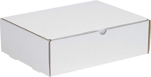 Aviditi M1183 Corrugated Literature Mailer, 11-1/8" Length x 8-3/4" Width x 3" Height, Oyster White (Bundle of 50) in Saudi Arabia
