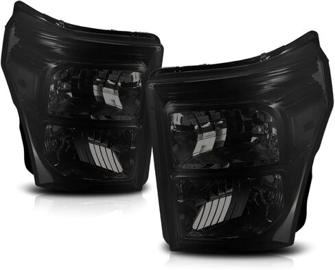 استبدال المصابيح الأمامية من الكروم PM PERFORMOTOR متوافق مع 11-16 Ford F-250 / F-350 / F-450 / F-550 Super Duty، PMHL-FSUP-1116-OH-CC in Kuwait