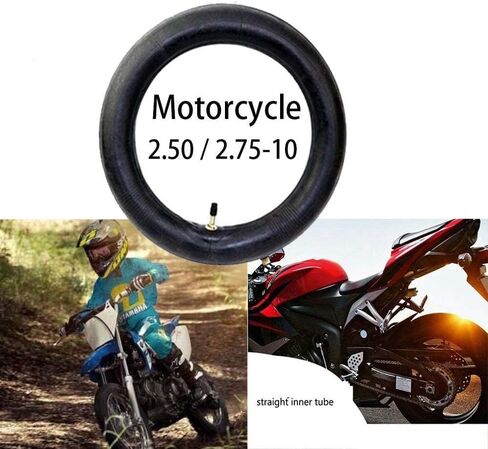 Wai Danie 2 قطعة أنبوب داخلي عالي التحمل 2.50-10 2.75x10 2.50x10 إطار متوافق مع Honda CRF50 لـ YAMAHA PW50 TTR50 fit Baja SX Pro JR50 Baja 50cc DRZ70 الدراجة الترابية الأمامية والخلفية 10 بوصة in Kuwait