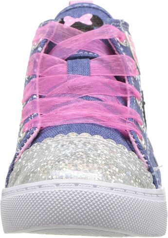 Disney Junior Little Girl's Minnie Mouse Denim High Top Sneakers Shoes in Kuwait