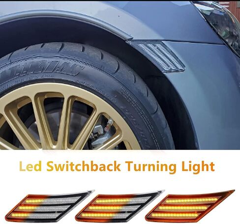 LED Side Marker Compatible with BRZ FR-S FT86 2013-2019 Amber Running Light ( NOT Turn Signal) Driver & Passenger Side, Clear Lens in Saudi Arabia