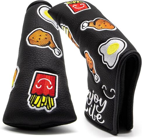 Funny Western Foods Golf Putter Head Cover, Magnetic Blade Putter Headcover fits for Scotty Cameron, Taylormade Mytp Putters in Saudi Arabia