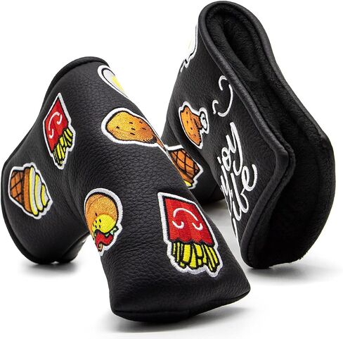 Funny Western Foods Golf Putter Head Cover, Magnetic Blade Putter Headcover fits for Scotty Cameron, Taylormade Mytp Putters in Saudi Arabia
