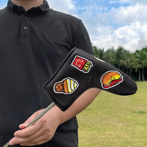 Funny Western Foods Golf Putter Head Cover, Magnetic Blade Putter Headcover fits for Scotty Cameron, Taylormade Mytp Putters in Saudi Arabia