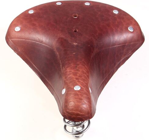 Vintage Classic Comfort Leather Touring Low Rider دراجة هوائية لركوب الدراجات مقعد سرج قهوة in Kuwait