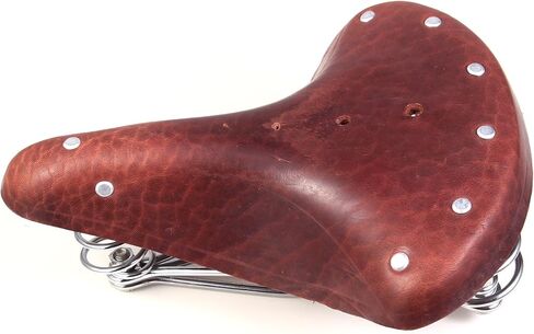 Vintage Classic Comfort Leather Touring Low Rider دراجة هوائية لركوب الدراجات مقعد سرج قهوة in Kuwait