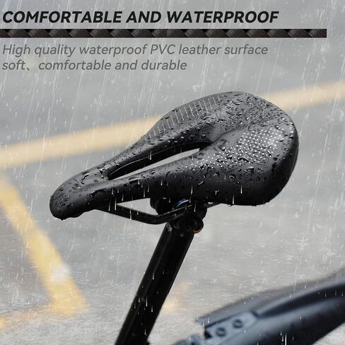 مقعد دراجة مريح من KABON خفيف الوزن 3K وسادة سرج دراجة من الكربون بالكامل مع جلد من الألياف الدقيقة المسامية لدراجة الطريق والدراجة الجبلية in Kuwait