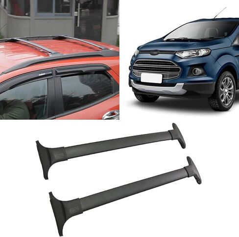 حامل سقفي العارضة استبدال ل 2013-2021 Ecosport الأمتعة حامل الحقائب رفوف السكك الحديدية عبر القضبان in Kuwait