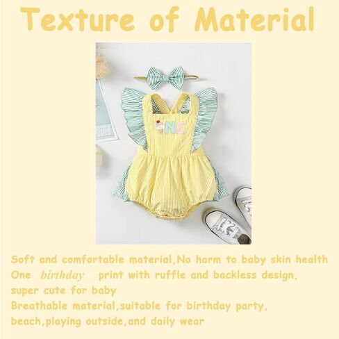 ملابس عيد الميلاد الأول للفتيات الصغيرات، ملابس عيد الميلاد الأول، بدلة عيد ميلاد الآيس كريم بعمر سنة واحدة in Kuwait