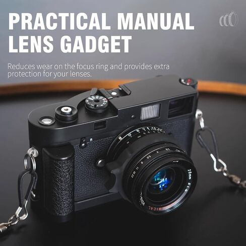 eTone Rubber Lens Tab Seamless Focus Ring Manual Lens Gadget Lens Suitable for The Lens Diameter from 50mm to 64mm (Medium) in Kuwait