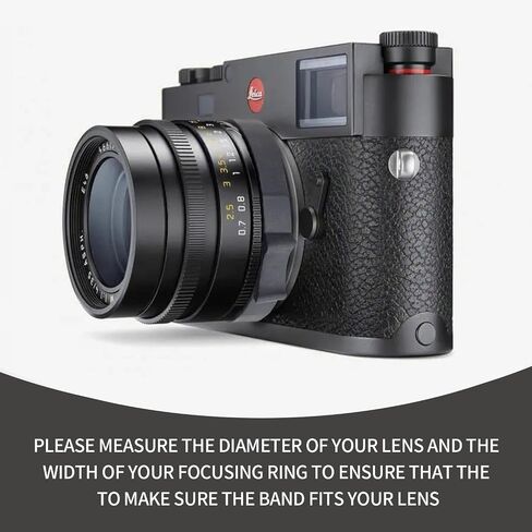 eTone Rubber Lens Tab Seamless Focus Ring Manual Lens Gadget Lens Suitable for The Lens Diameter from 50mm to 64mm (Medium) in Kuwait