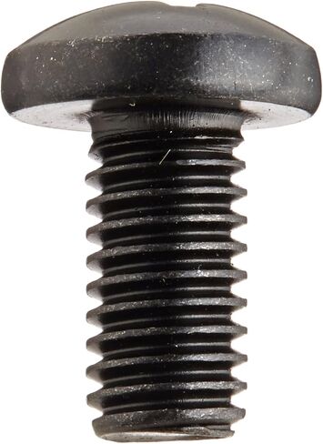 Small Parts Steel Pan Head Machine Screw, Black Oxide Finish, Meets ASME B18.6.3, #1 Phillips Drive, #4-40 Thread Size, 1/4" Length, Fully Threaded, Import (Pack of 100) in Saudi Arabia