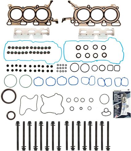 Evergreen FSHB8-20635-2 مجموعة حشية كاملة مسامير الرأس تناسب 09-12 Ford Edge Flex Lincoln MKS MKZ 3.5L DOHC in Kuwait